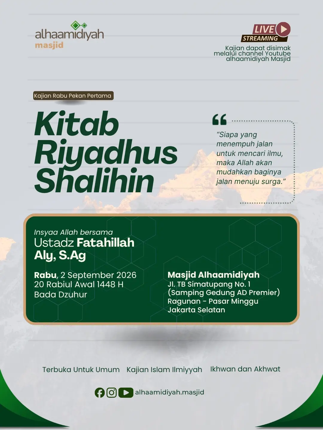 Kitab Riyadhus Sholihin