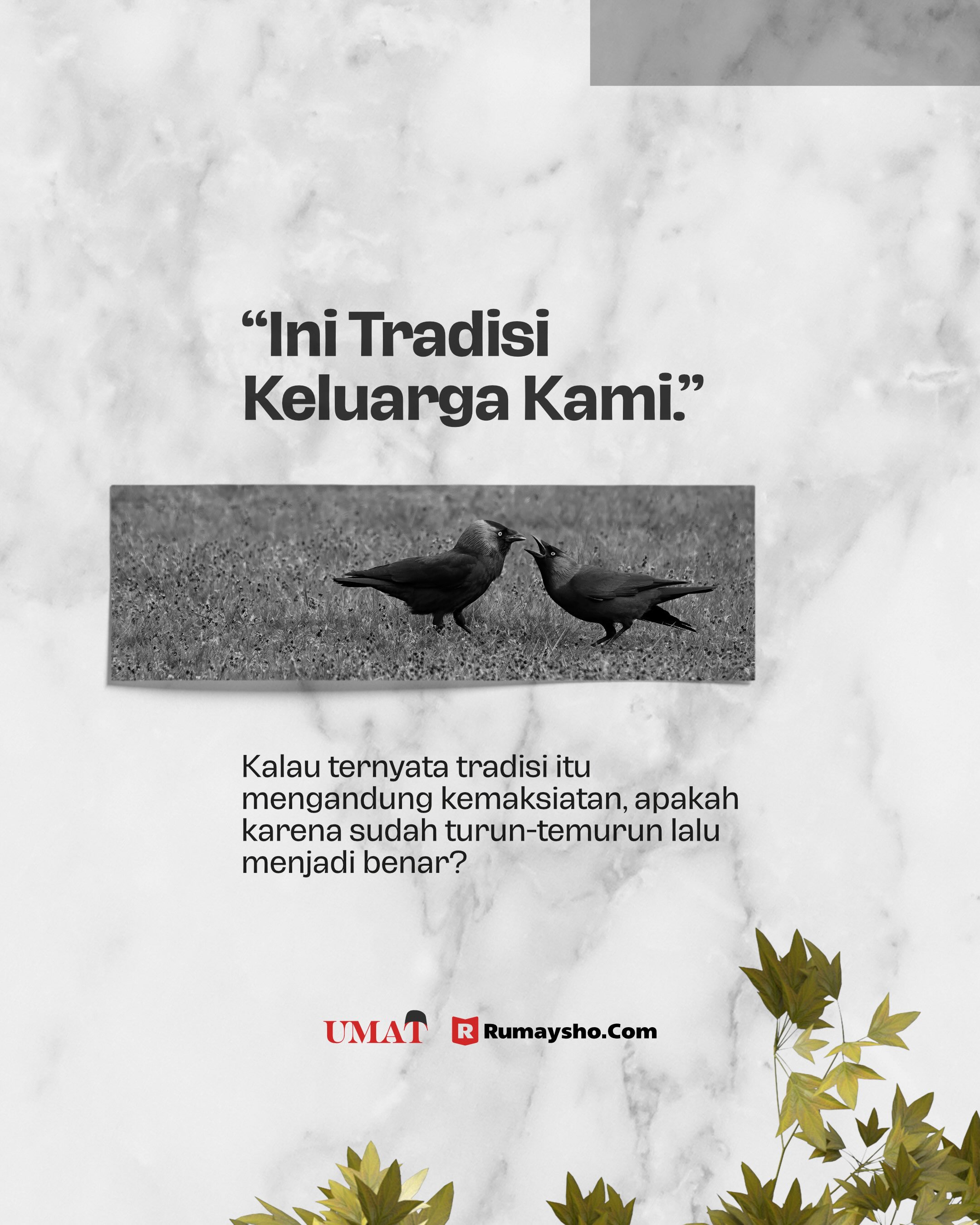 WARISAN DOSA ORANG TERDAHULU