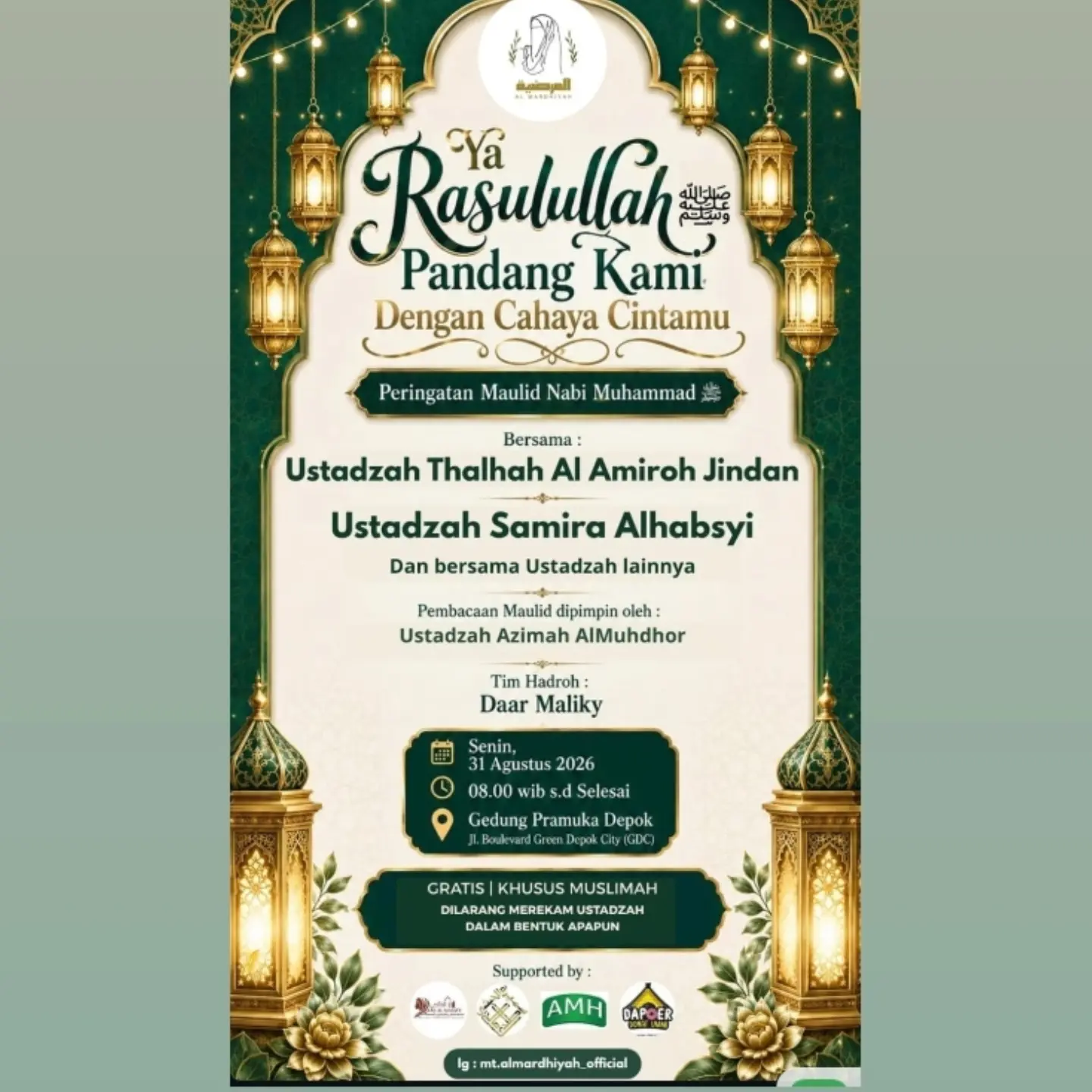 Ya Rasulullah Pandang Kami Dengan Cahaya Cintamu