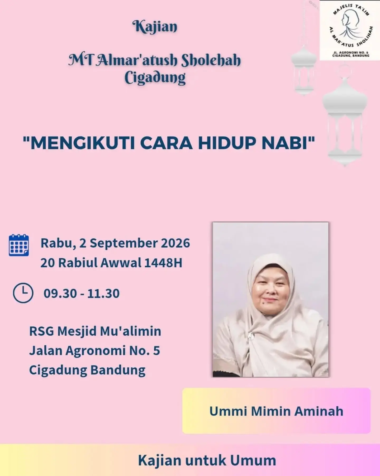 Mengikuti Cara Hidup Nabi