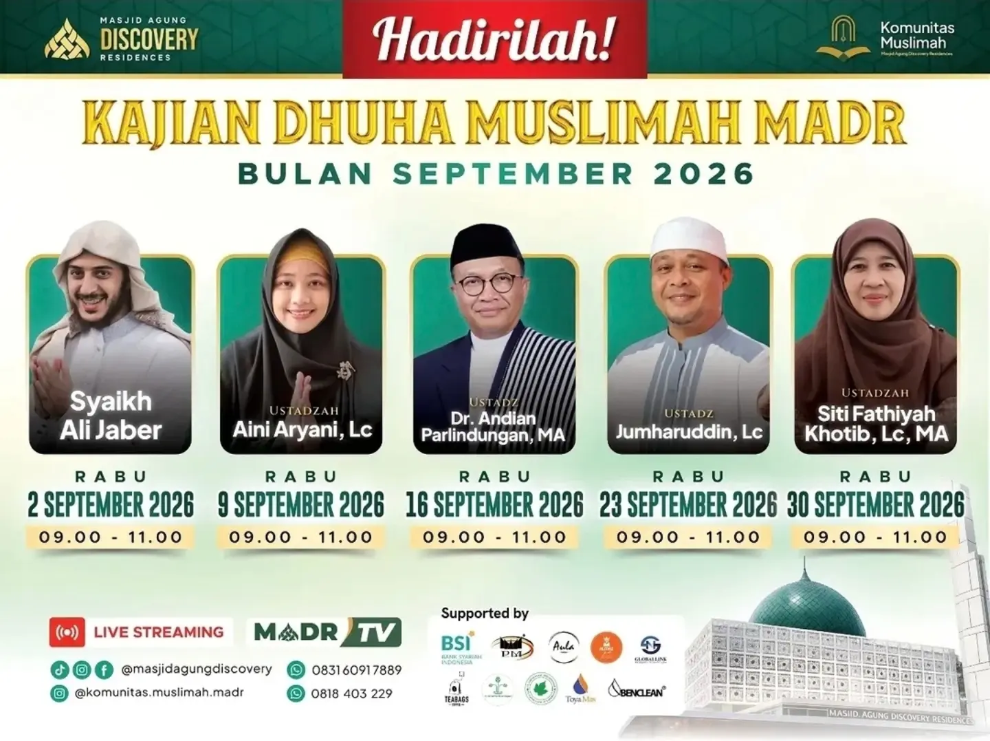 Kajian Dhuha Muslimah MADR