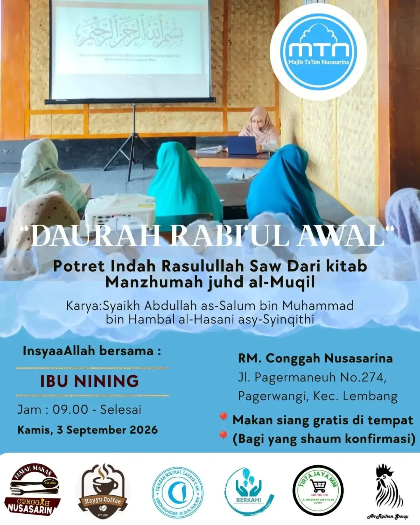Potret Indah Rasulullah Saw Dari kitab Manzhumah juhd al-Muqil
