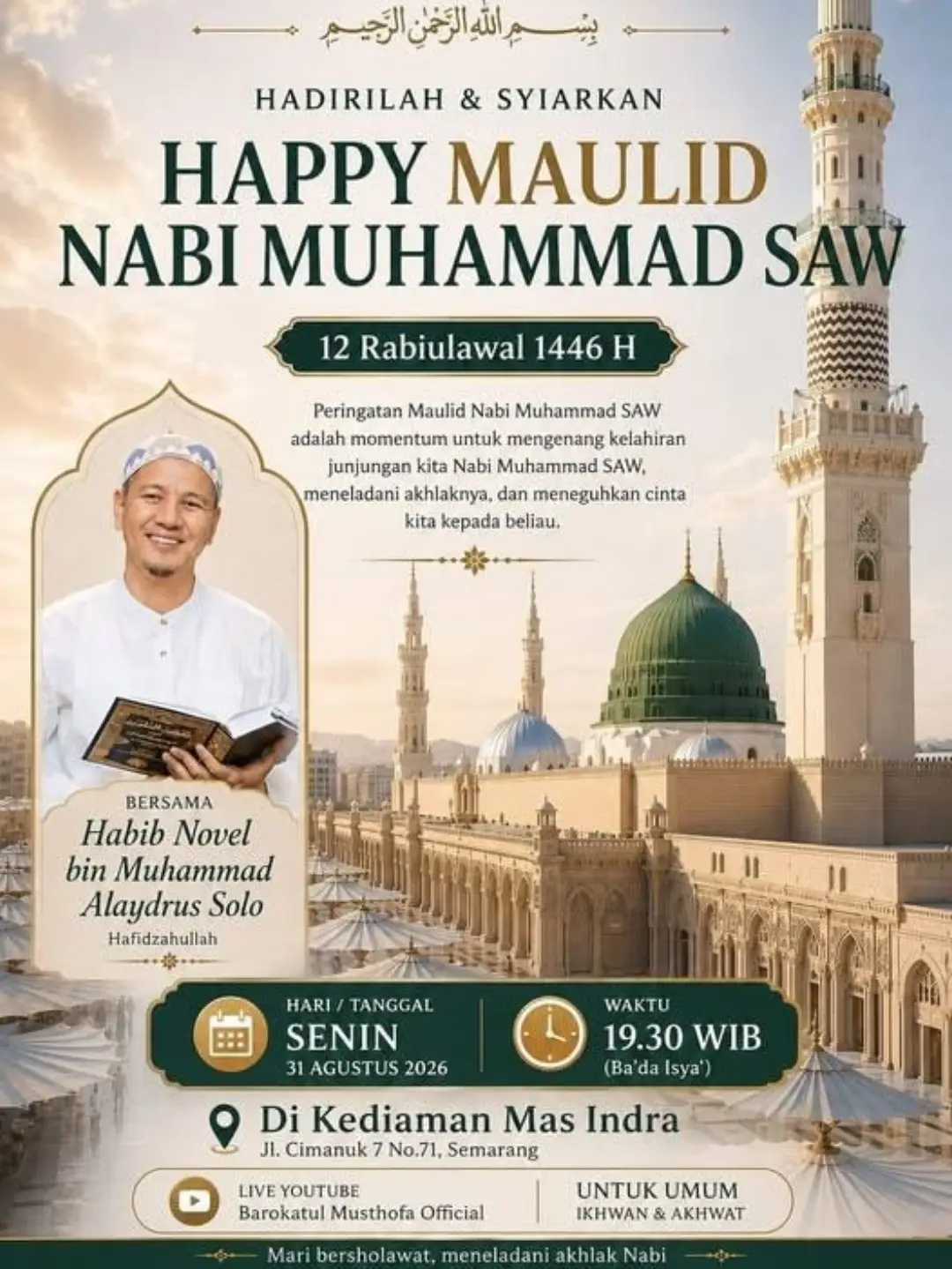 Happy Maulid Nabi Muhammad SAW