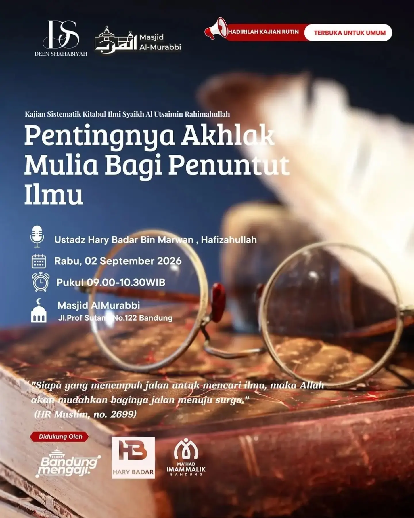 Pentingnya Akhlak Mulia Bagi Penuntut Ilmu
