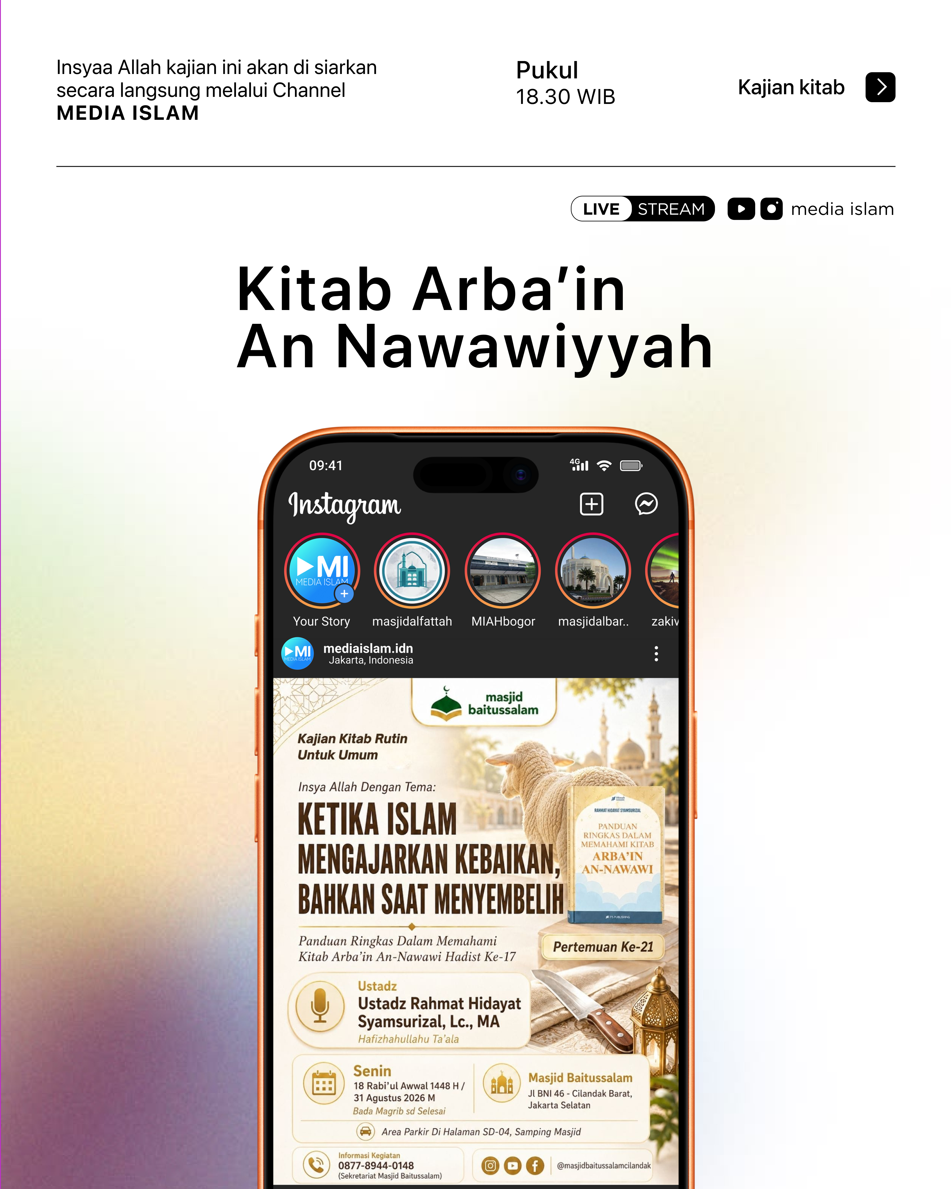Kajian Kitab Arba'in An Nawawiyyah