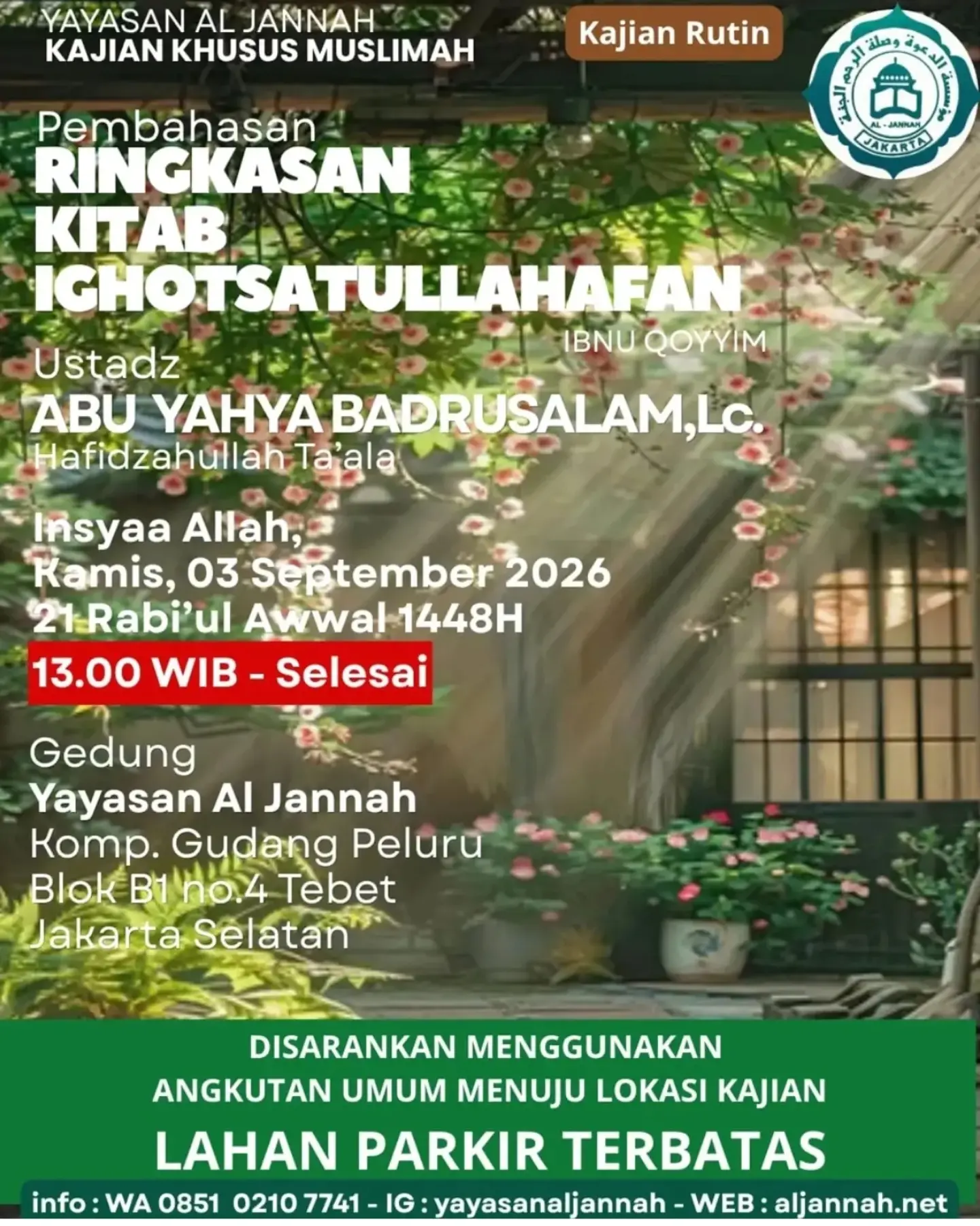 Pembahasan Kitab Ighotsatullahafan Ibnu Qoyyim