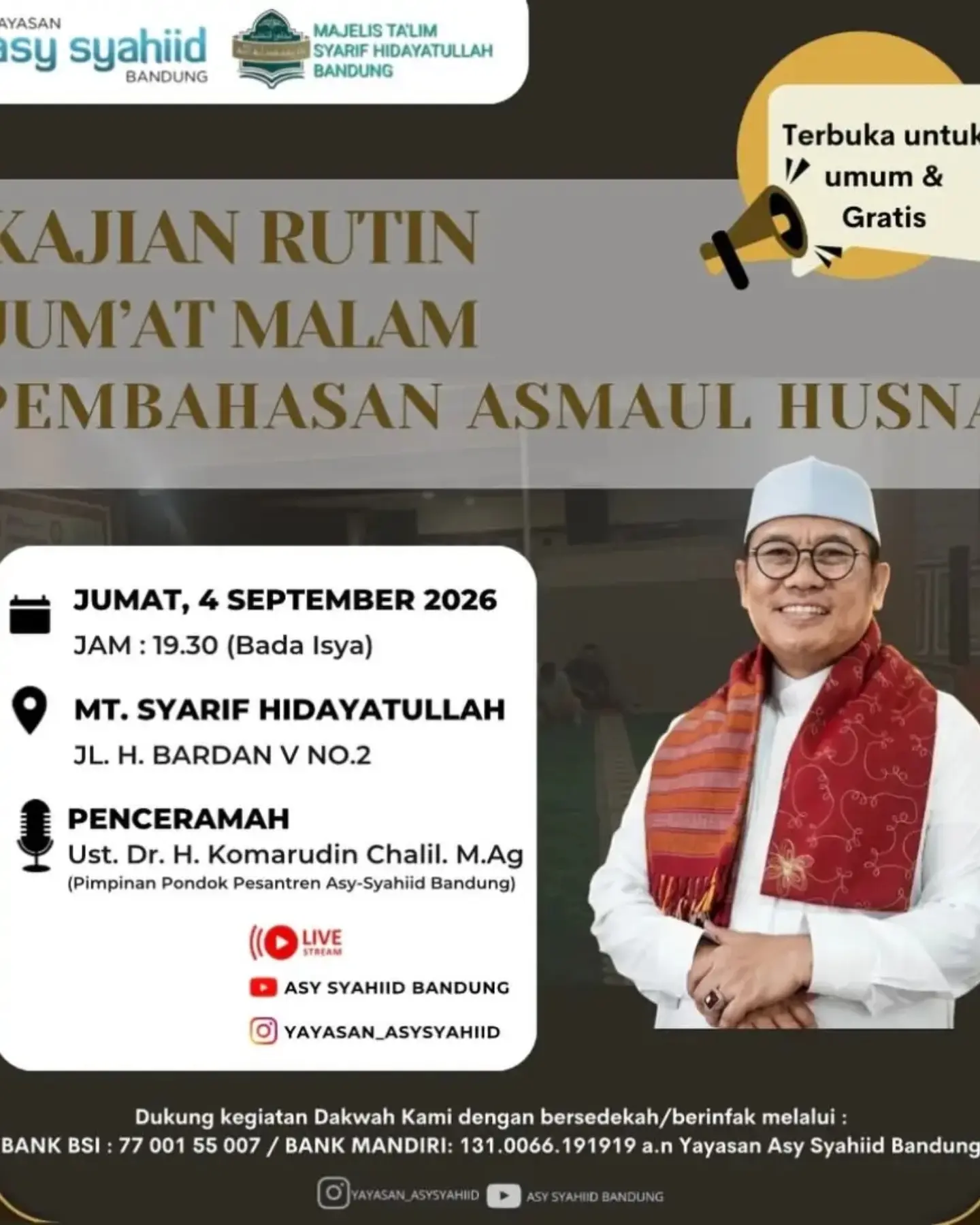 Kajian Rutin Jumat Malam