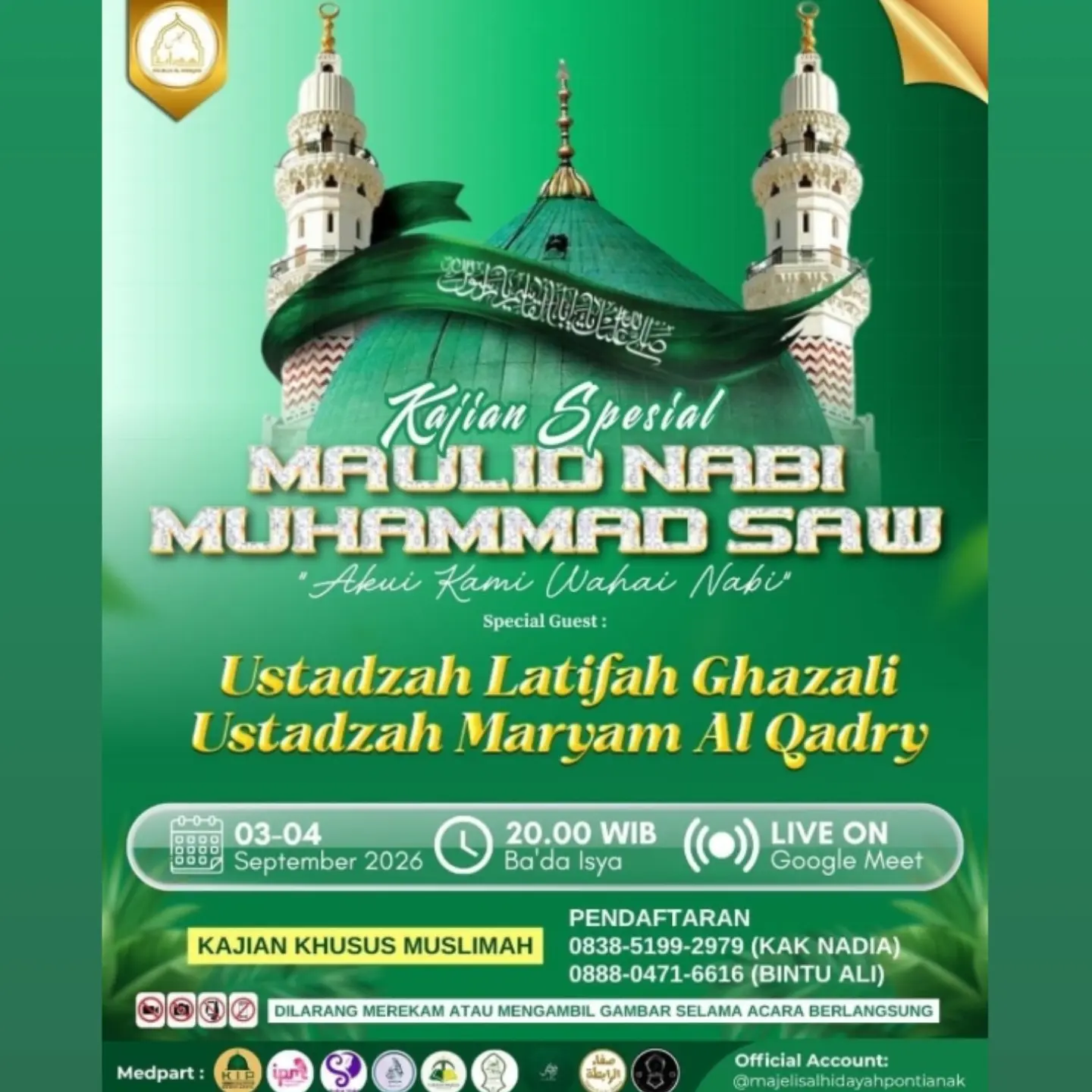 Kajian Spesial Maulid Nabi Muhammad SAW
