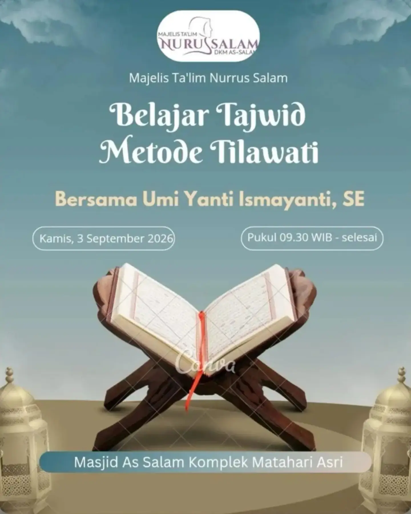Belajar Tajwid Metode Tilawati