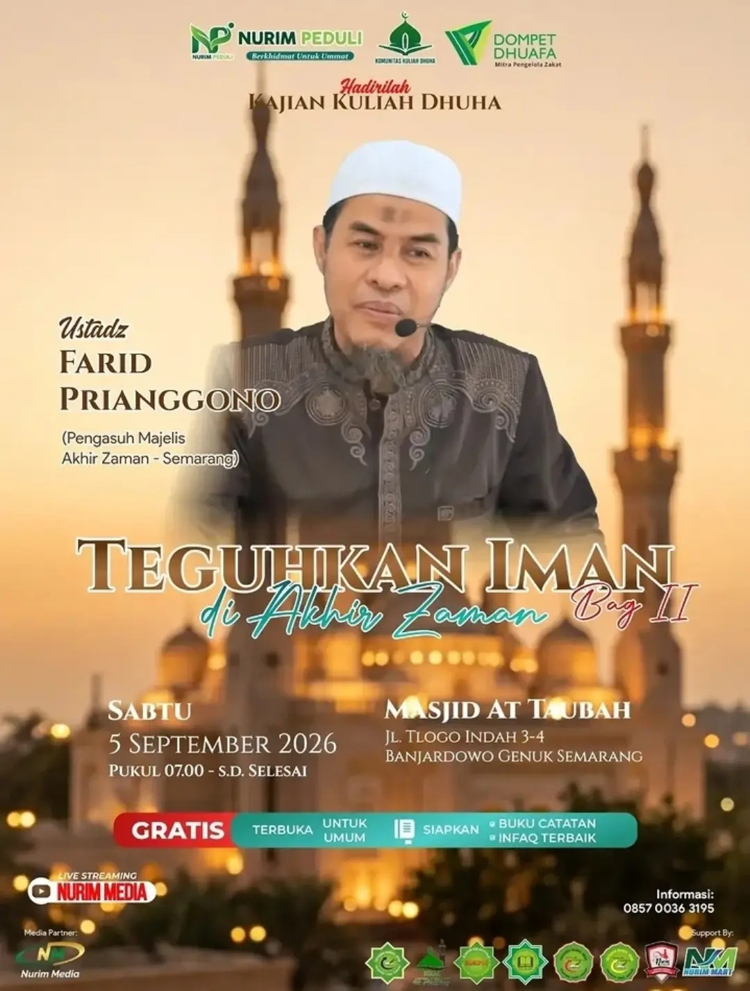 Teguhkan Iman di Akhir Zaman