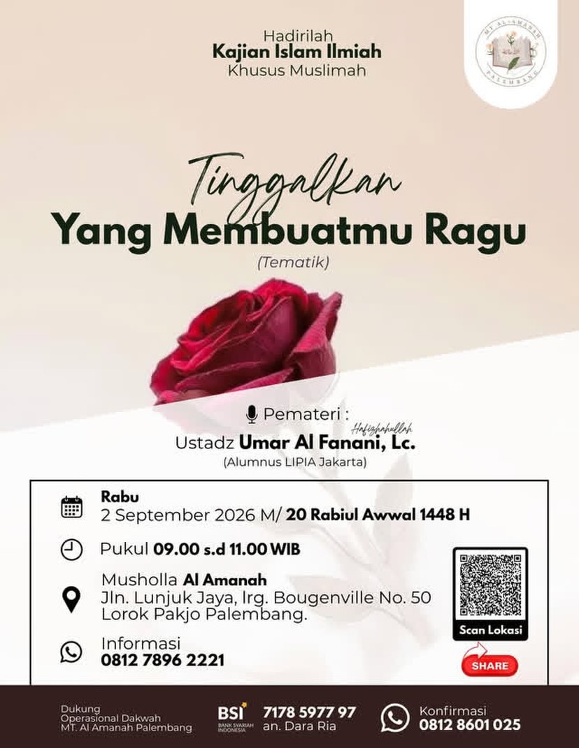 Tinggalkan Yang Membuatmu Ragu (Tematik)