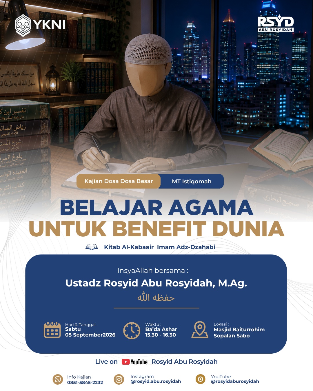 BELAJAR AGAMA UNTUK BENEFIT DUNIA