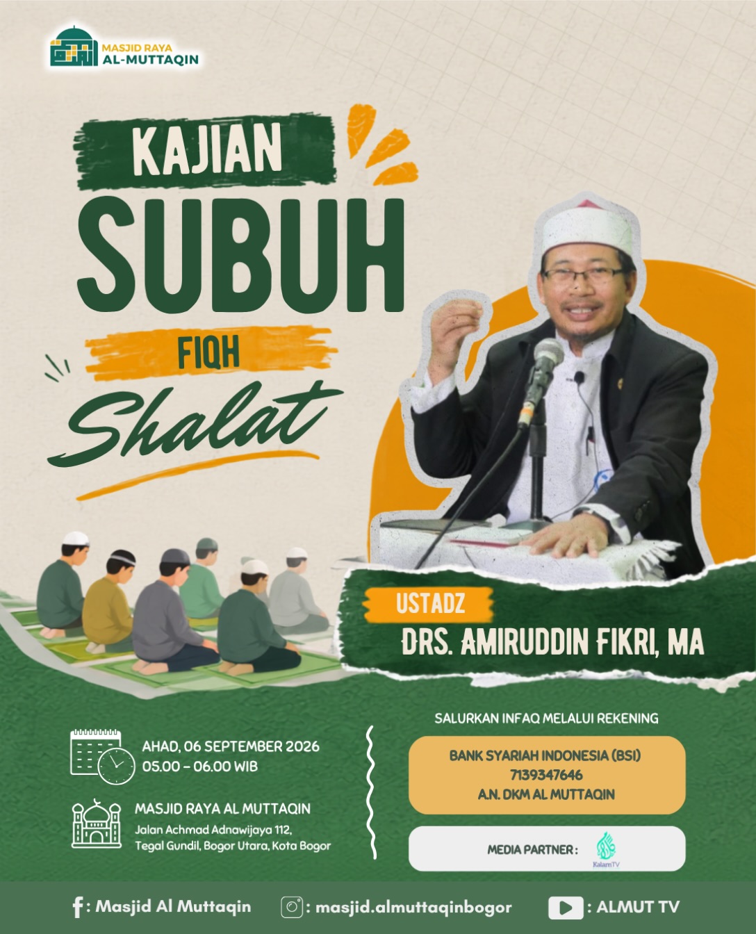 Kajian Subuh: Fiqh Shalat