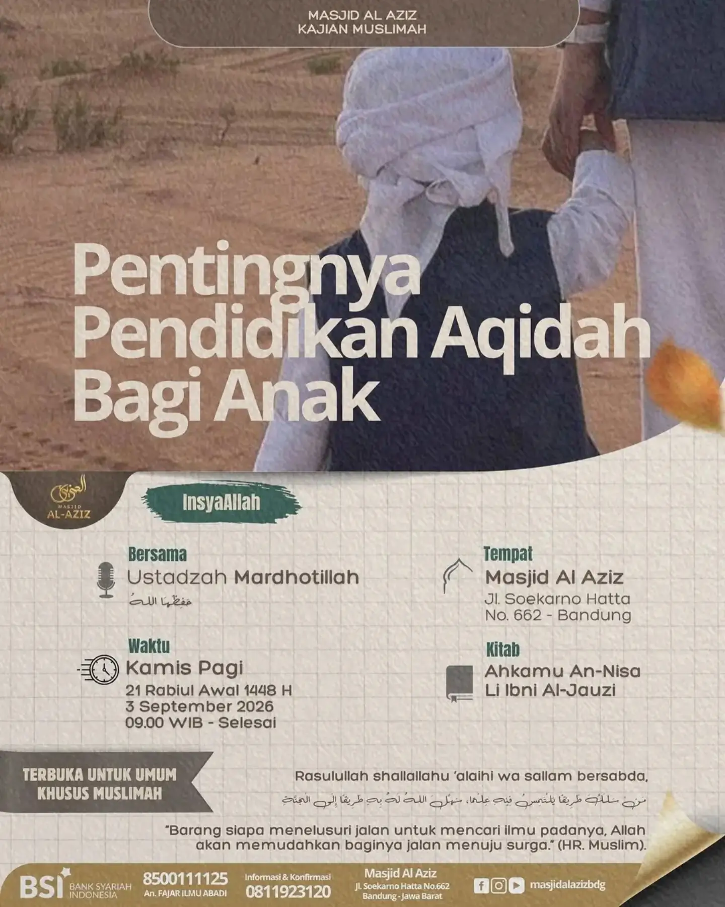 Pentingnya Pendidikan Aqidah Bagi Anak