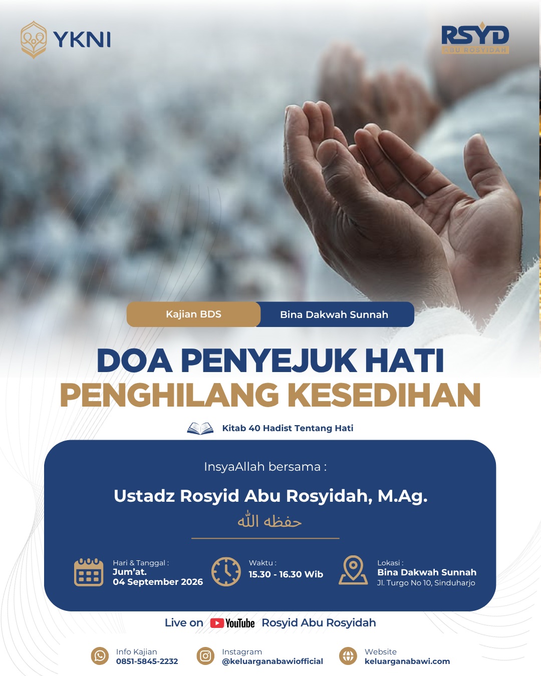 DOA PENYEJUK HATI PENGHILANG KESEDIHAN