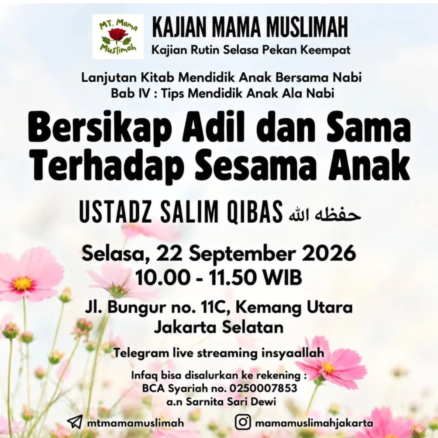Bersikap Adil dan Sama Terhadap Sesama Anak