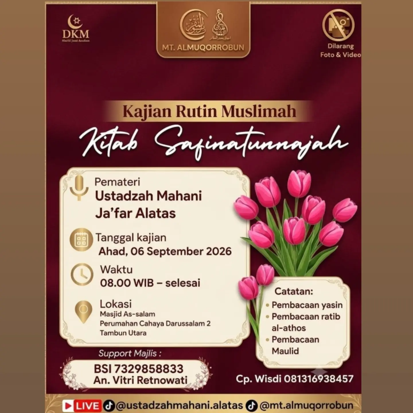 Kajian Rutin Muslimah