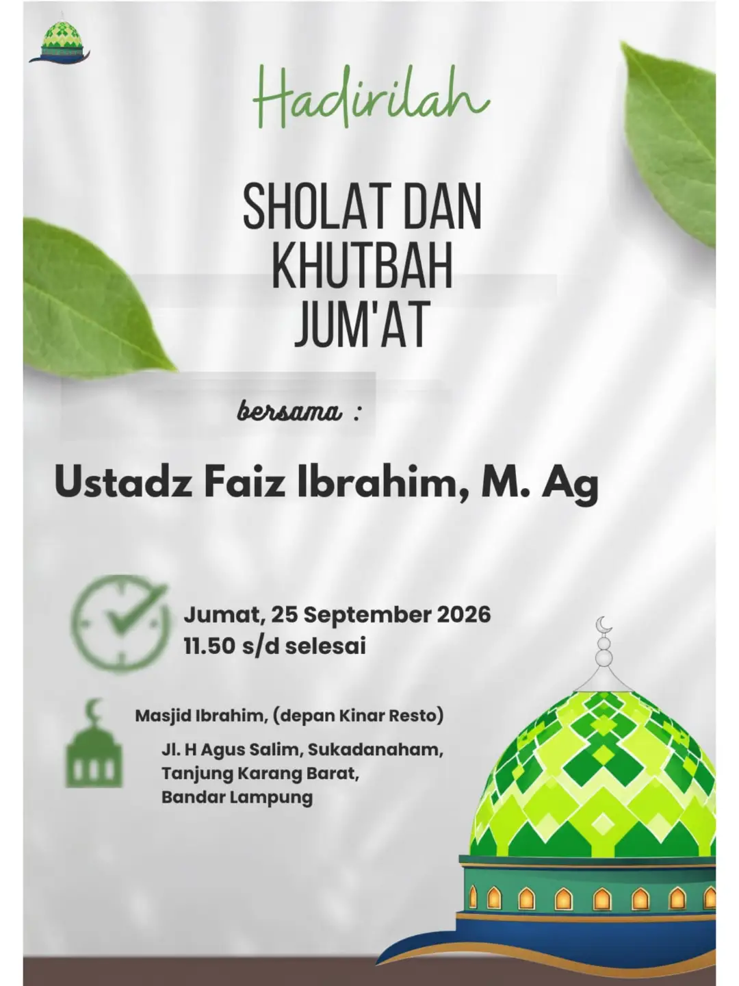 Sholat dan Khutbah Jumat