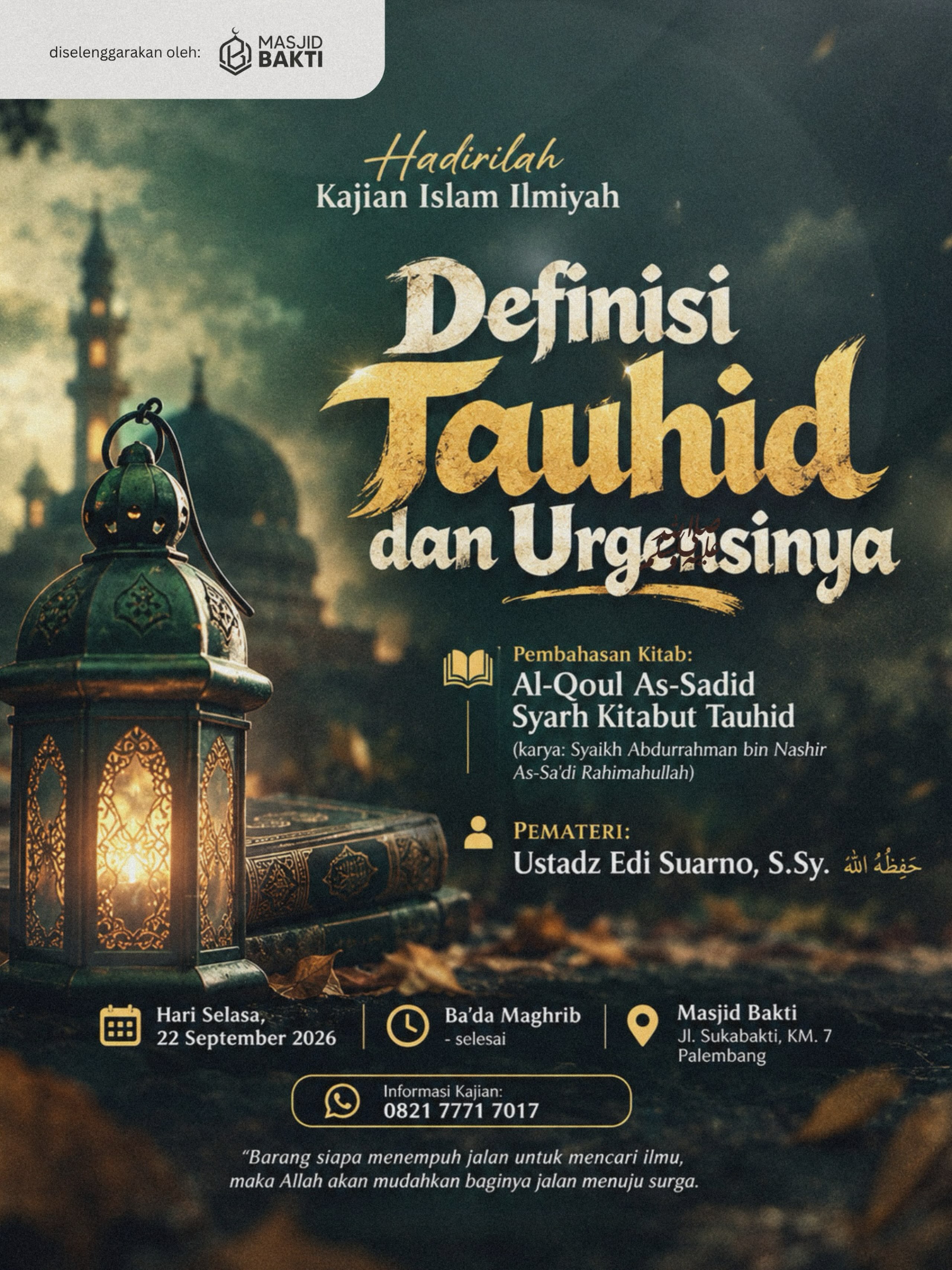 Definisi Tauhid dan Urgensinya