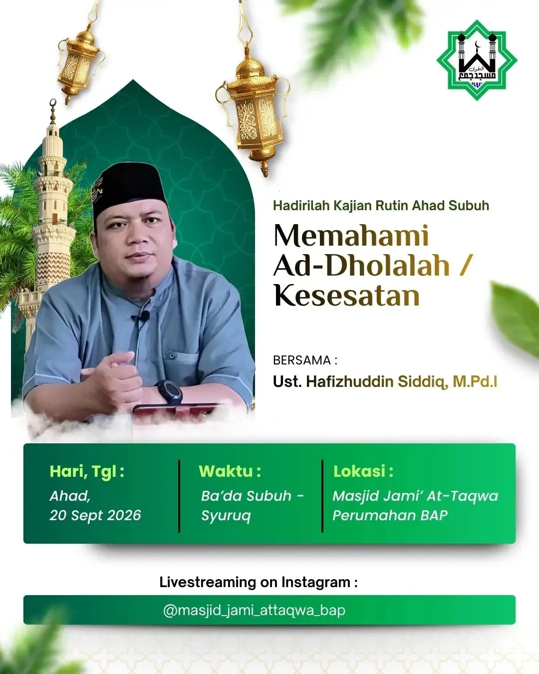 Memahami Ad-Dholalah / Kesesatan