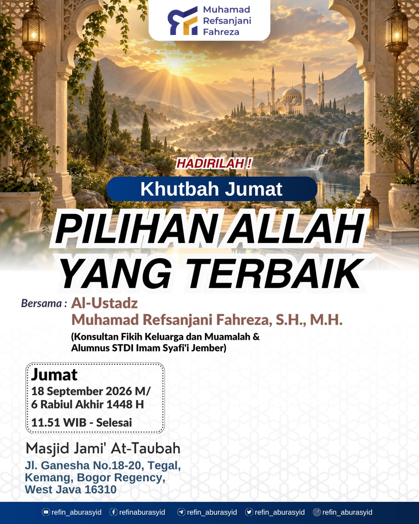 Pilihan Allah Yang Terbaik