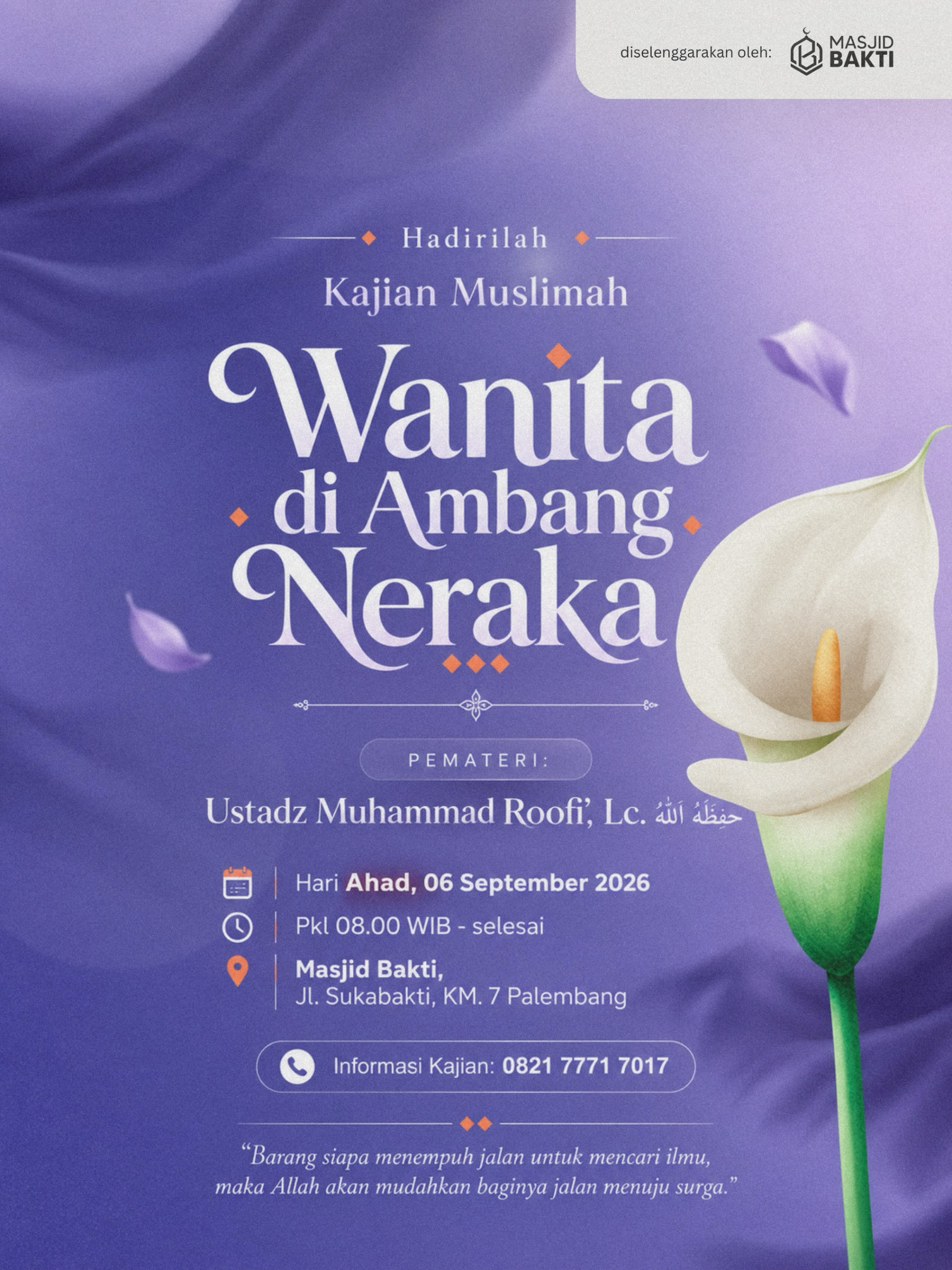 Kajian Muslimah: Wanita di Ambang Neraka