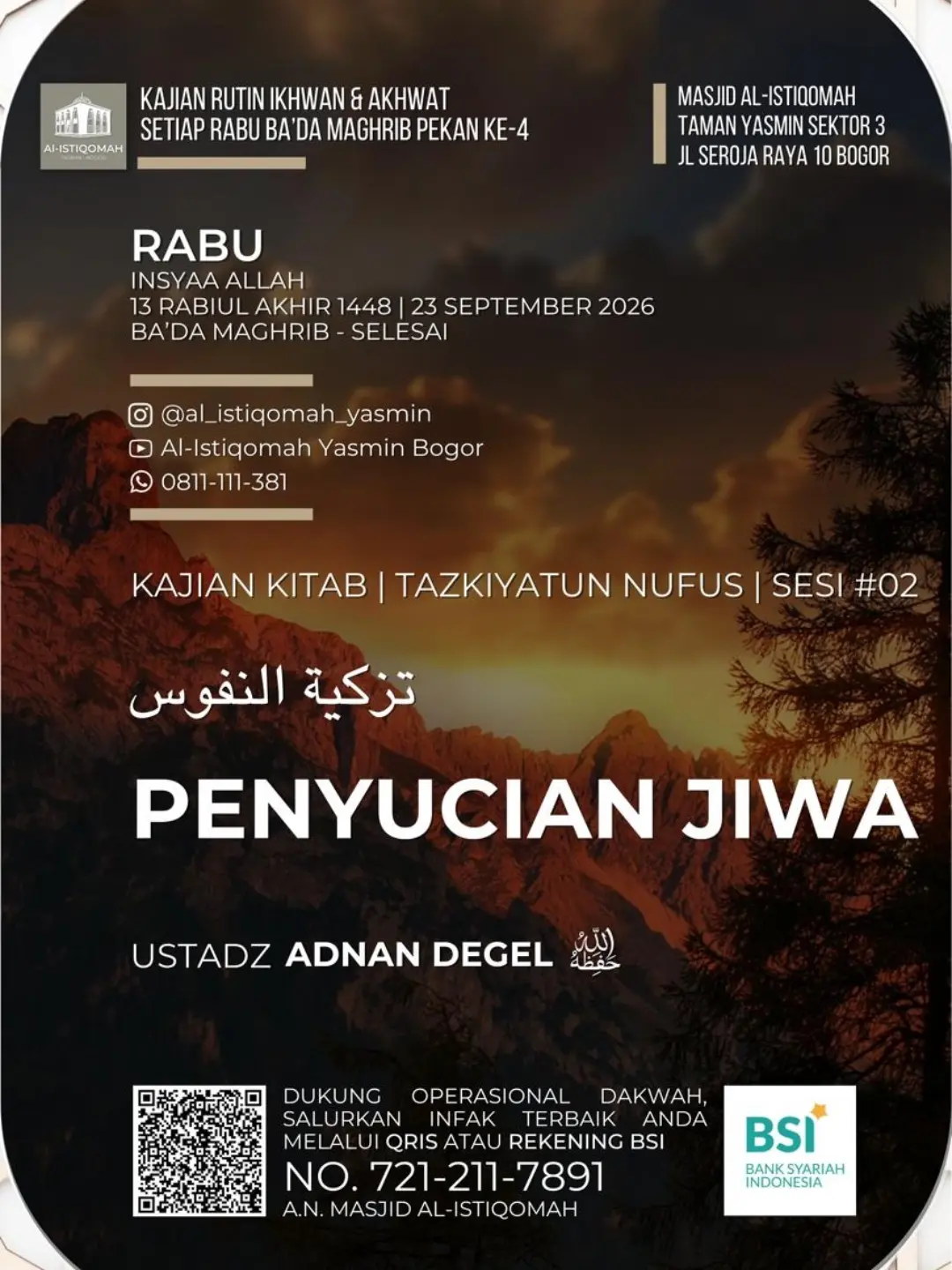 KAJIAN KITAB | TAZKIYATUN NUFUS | SESI #02