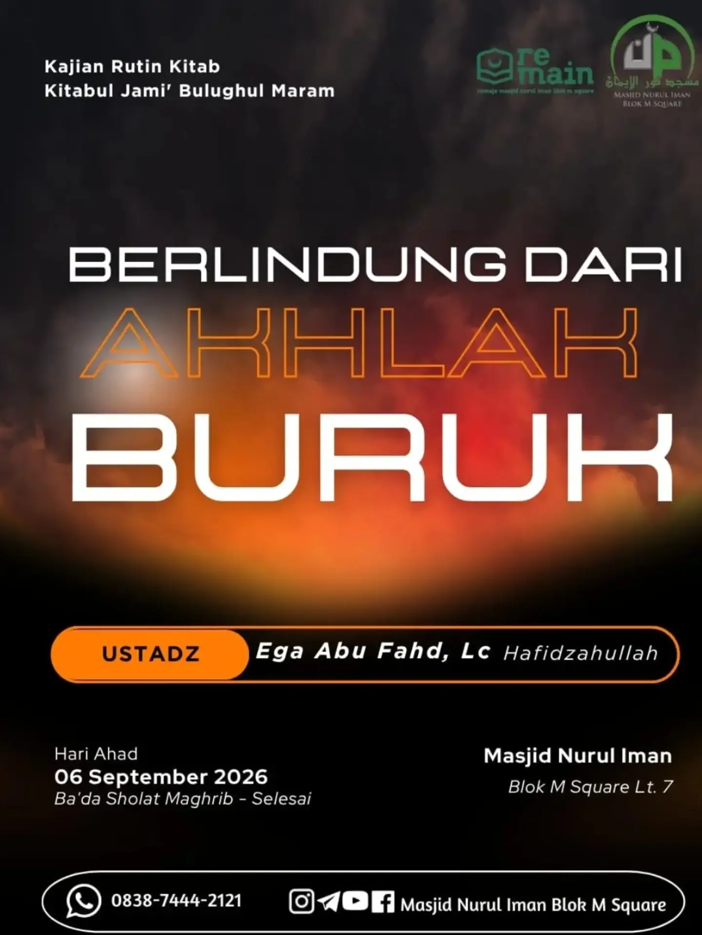BERLINDUNG DARI AKHLAQ BURUK