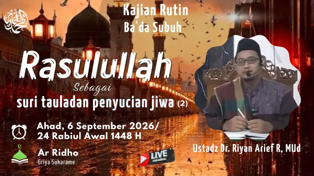 Rasulullah sebagai suri tauladan penyucian jiwa (2)