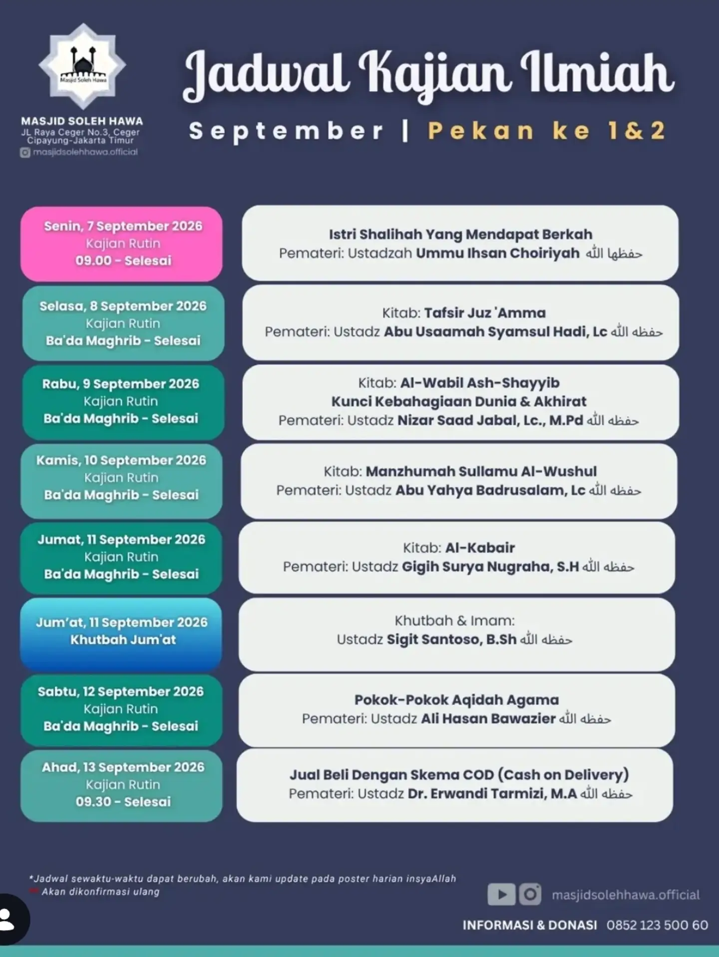 Pokok-Pokok Aqidah Agama