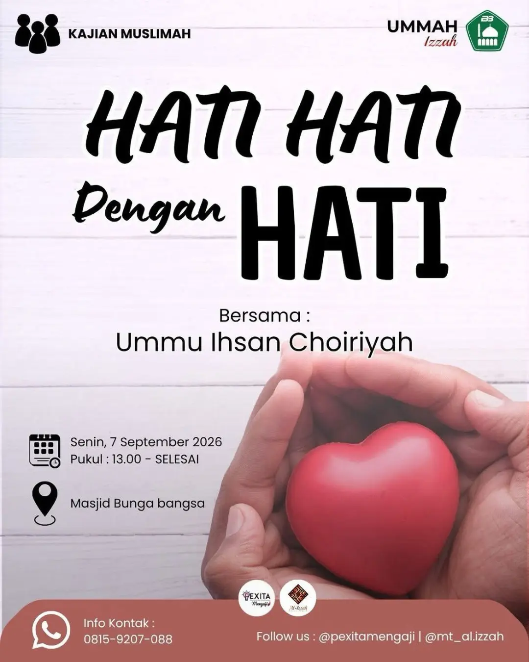 HATI HATI dengan HATI