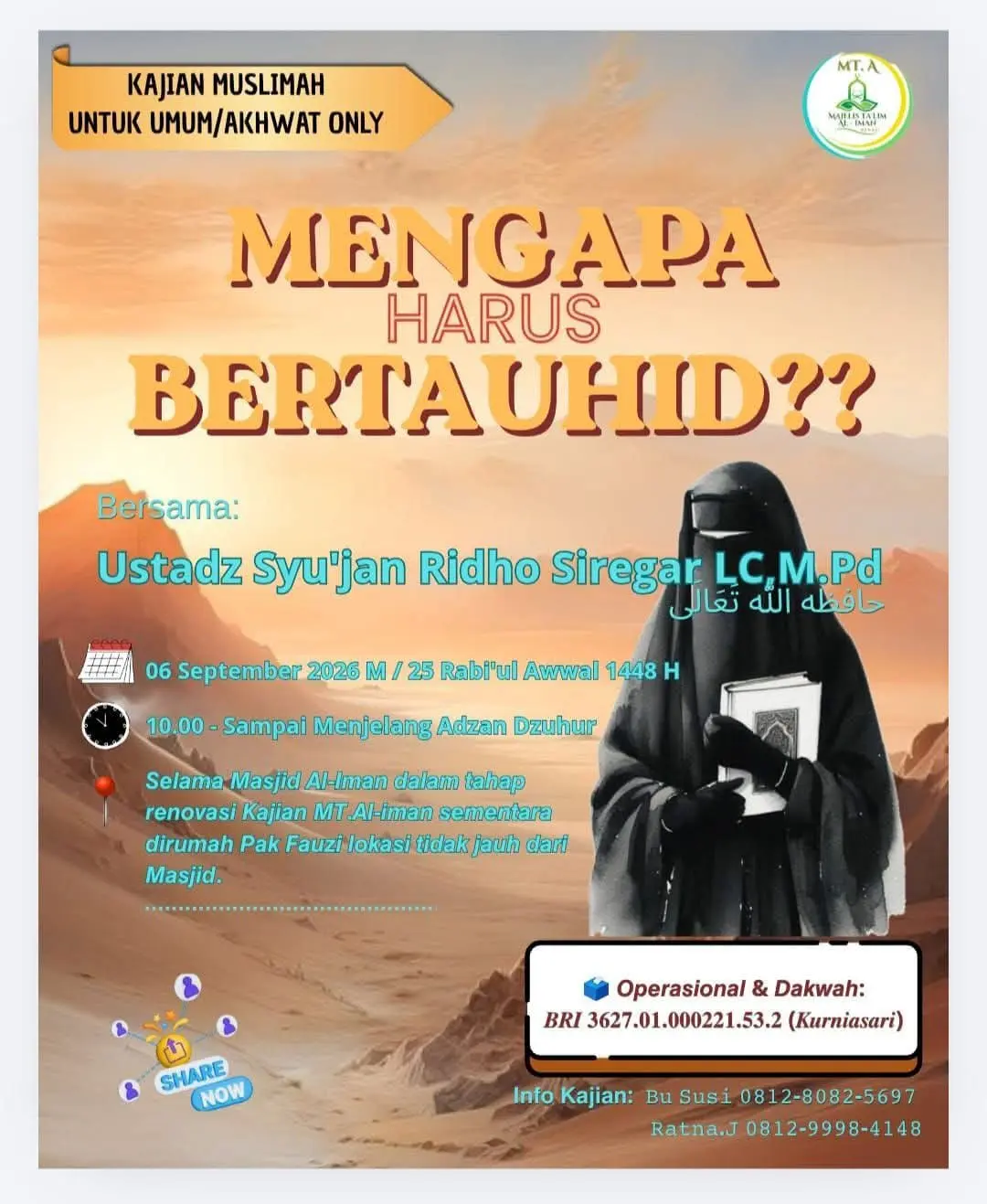 Mengapa Harus Bertauhid??