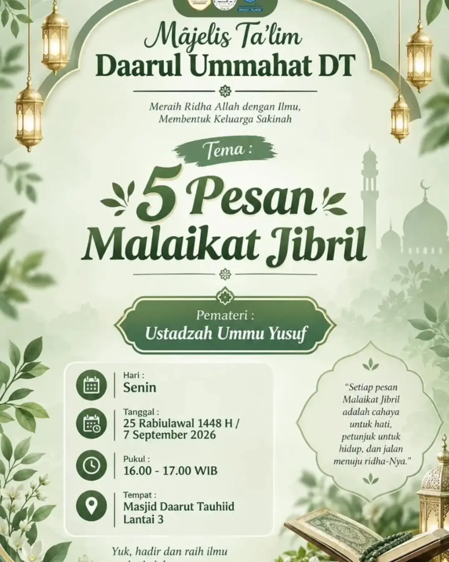 5 Pesan Malaikat Jibril