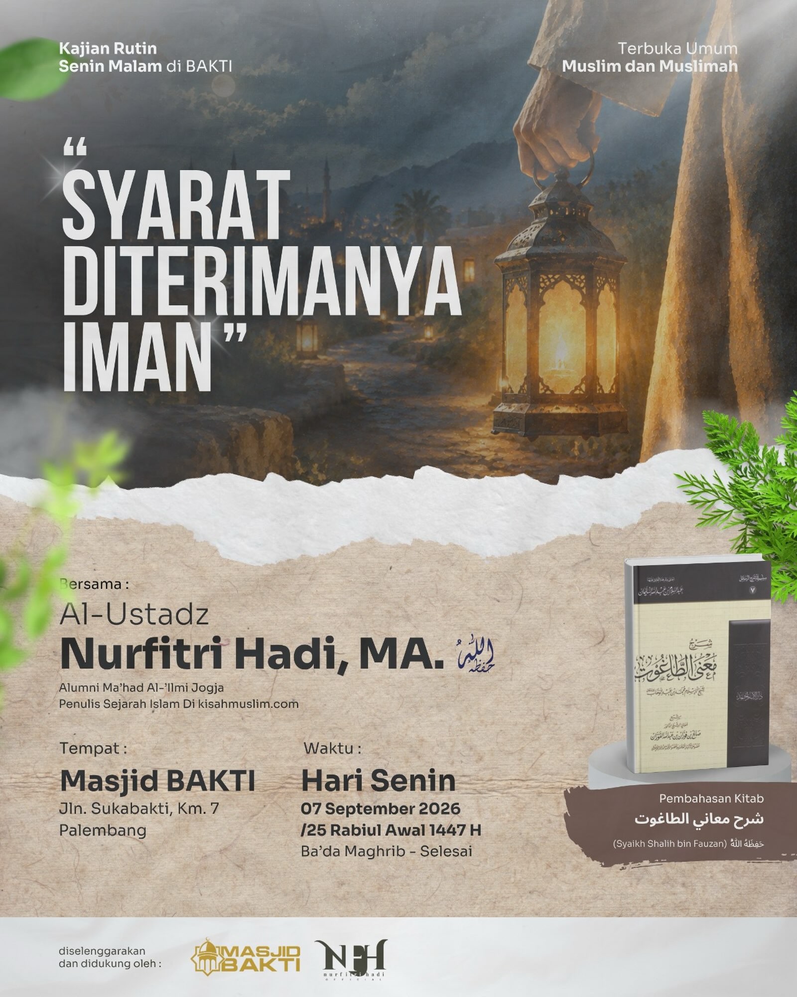 Syarat Diterimanya Iman
