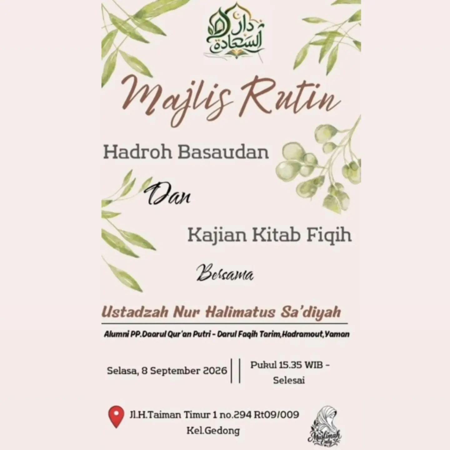 Majlis Rutin Hadroh Basaudan