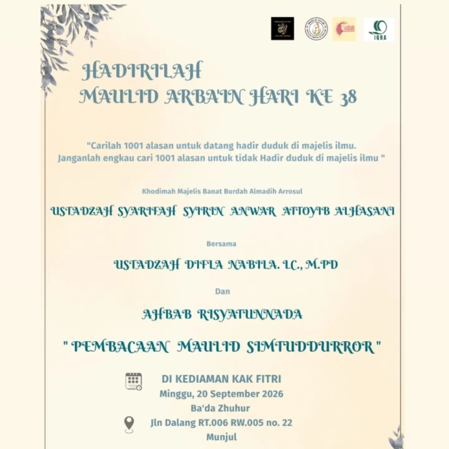 Hadrah Maulid Arba'in Hari ke-38