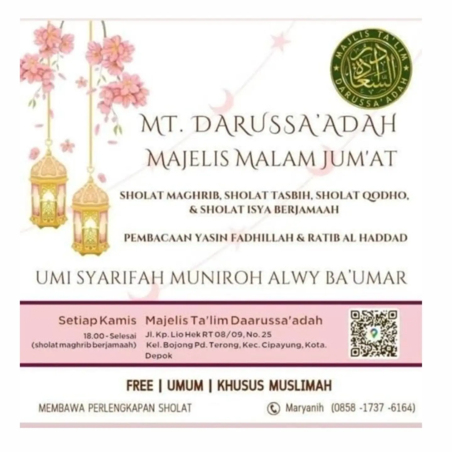 Majelis Malam Jumat Daarussa'adah