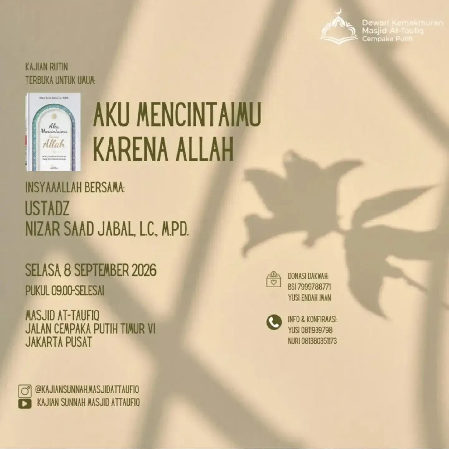 Aku Mencintaimu Karena Allah
