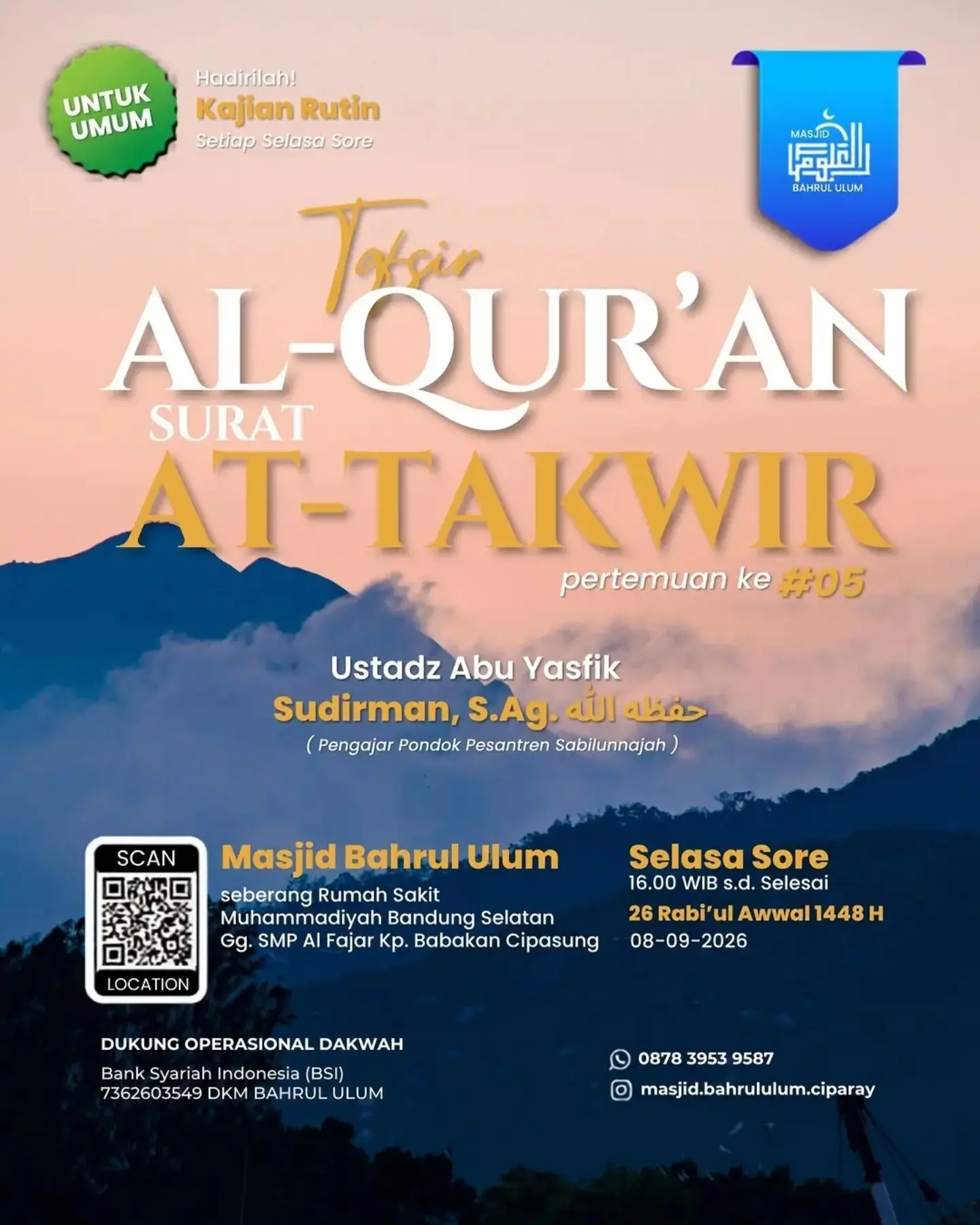 Kajian Al-Qur'an Surat At-Takwir