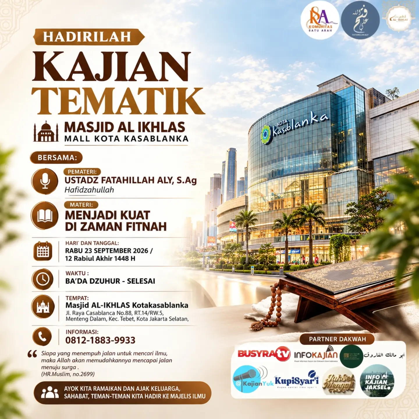 MENJADI KUAT DI ZAMAN FITNAH
