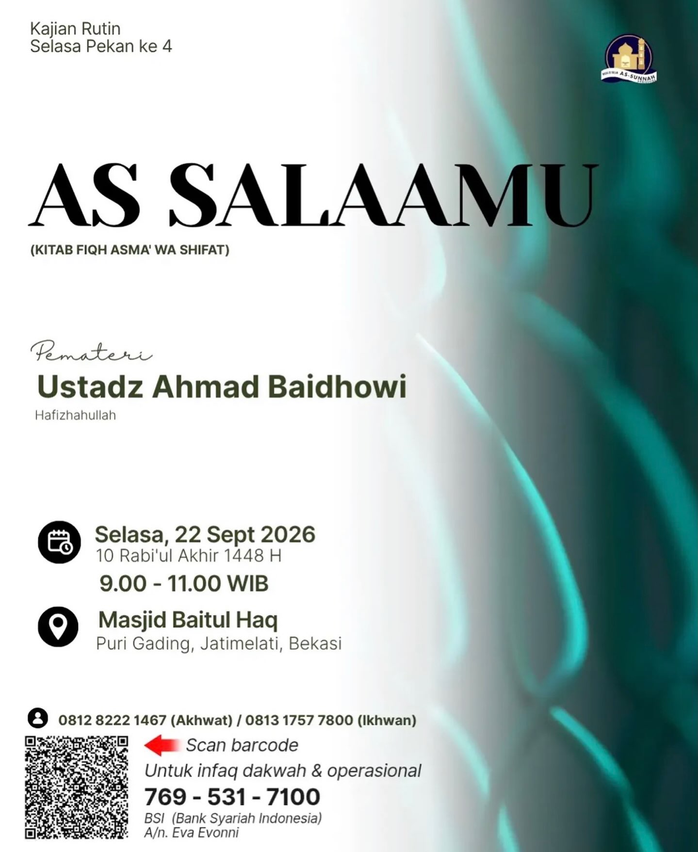 AS SALAAMU (Kitab Fiqh Asma' wa Shifat)