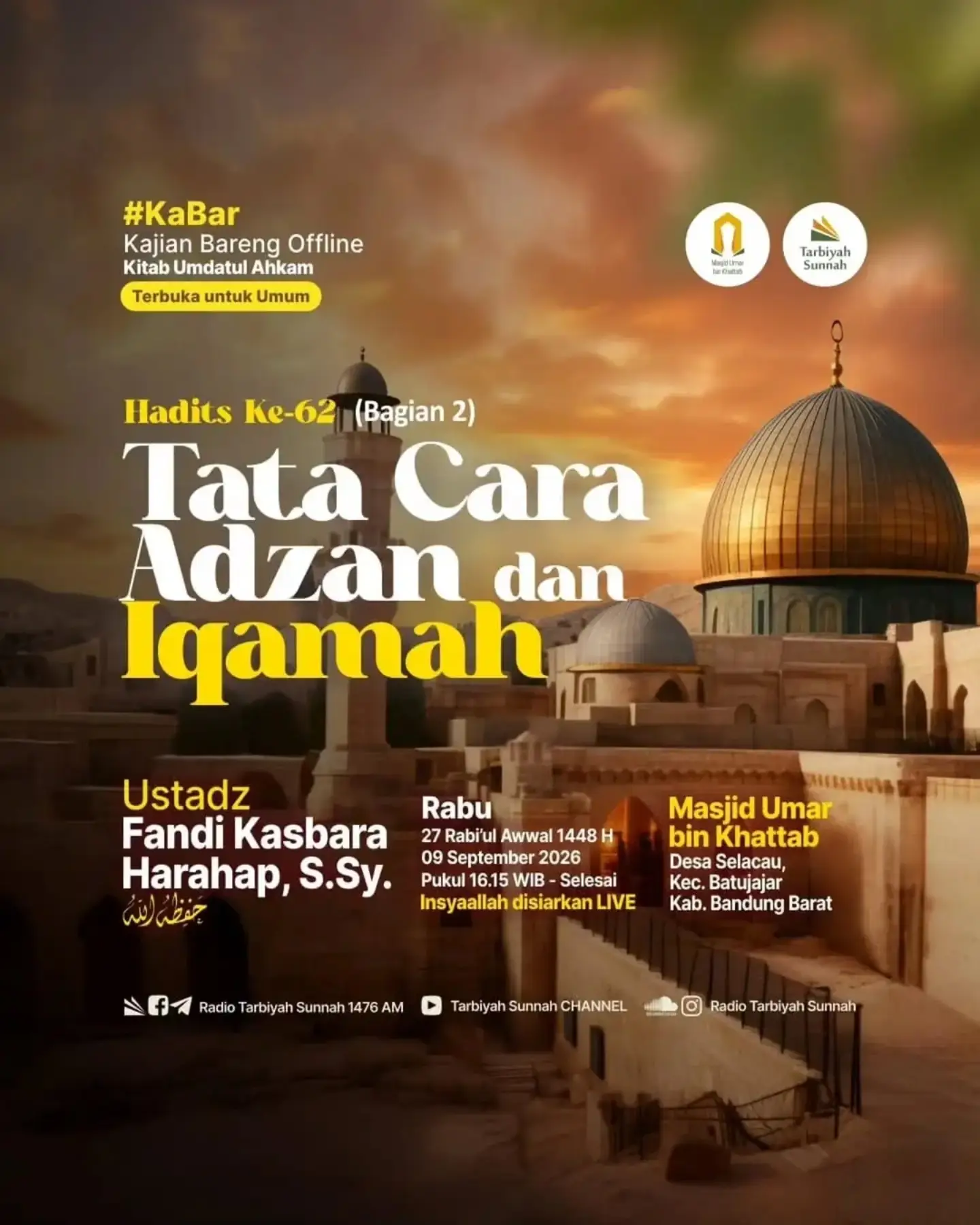 Tata Cara Adzan dan Iqamah