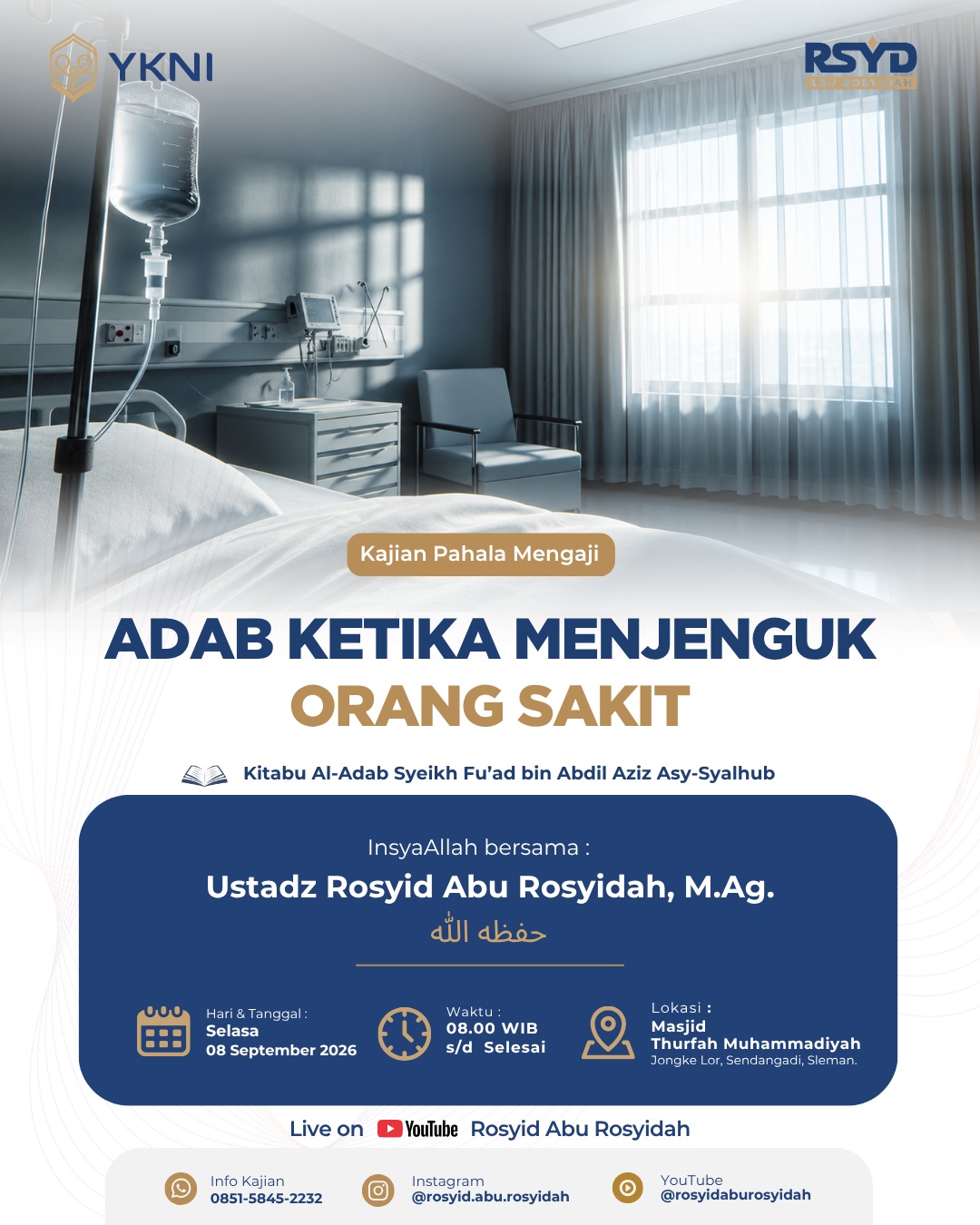 ADAB KETIKA MENJENGUK ORANG SAKIT