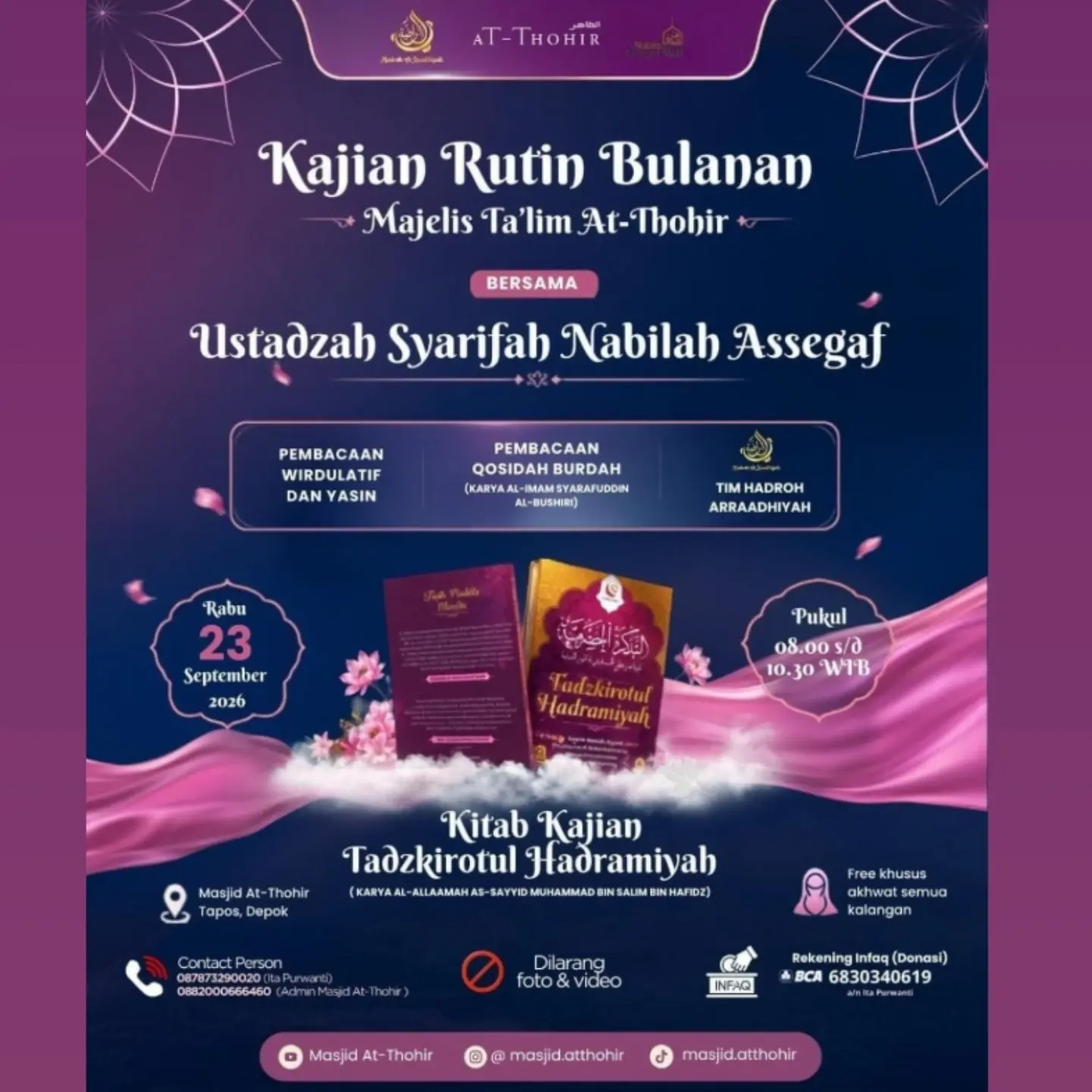Kajian Muslimah - Majelis Ta'lim At-Thohir
