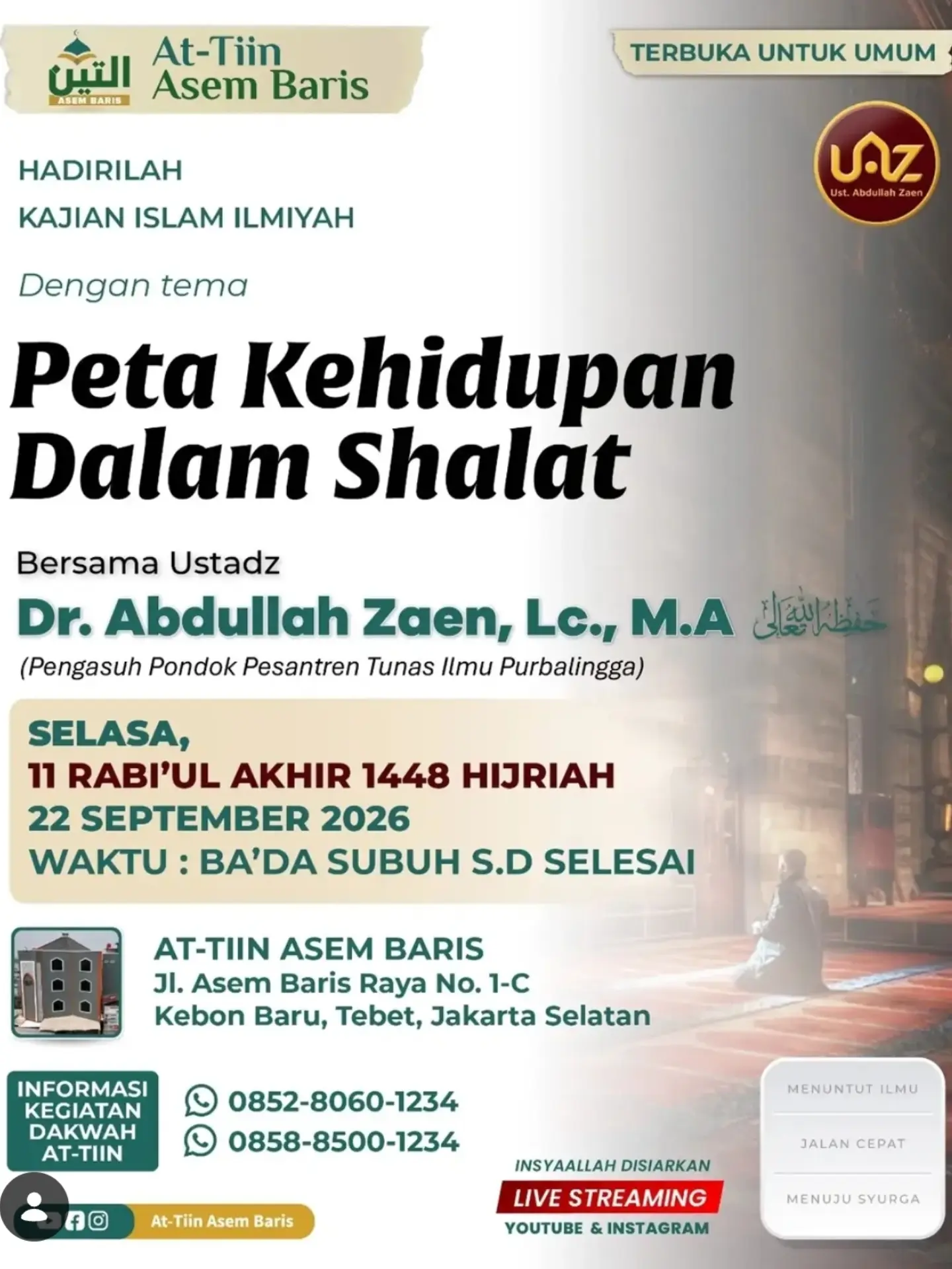 Peta Kehidupan Dalam Shalat
