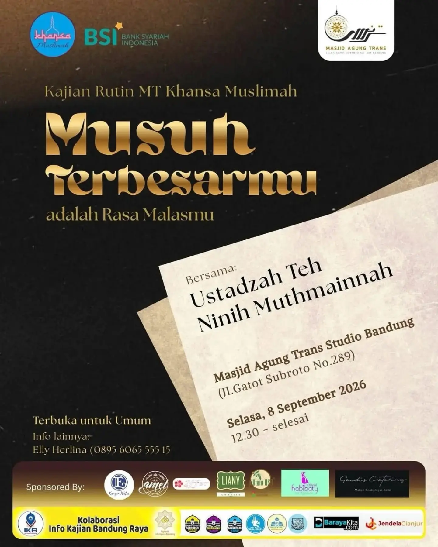 Musuh Terbesar adalah Rasa Malasmu