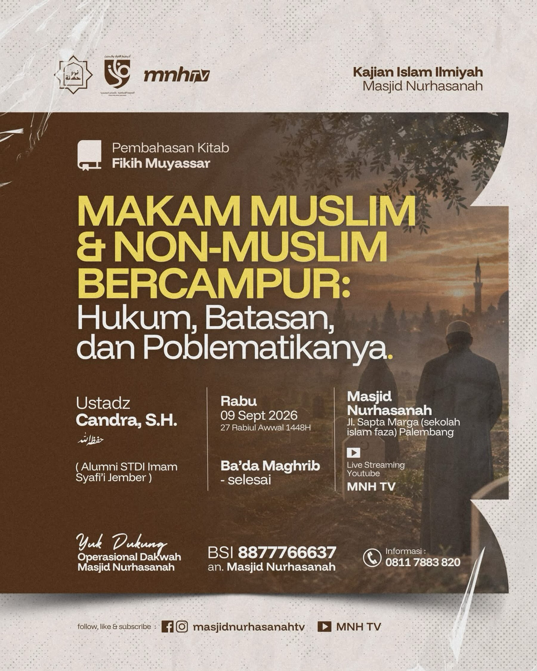 MAKAM MUSLIM & NON-MUSLIM BERCAMPUR: Hukum, Batasan, dan Problematikanya.