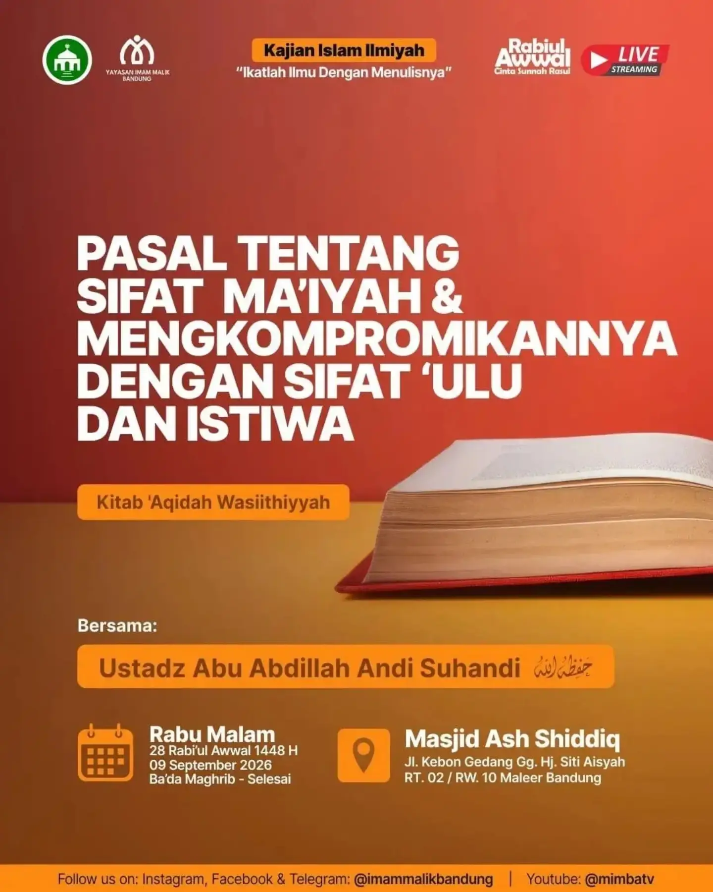 Pasal Tentang Sifat Ma'iyah & Mengkompromikannya dengan Sifat 'Ulu' dan Istiwa