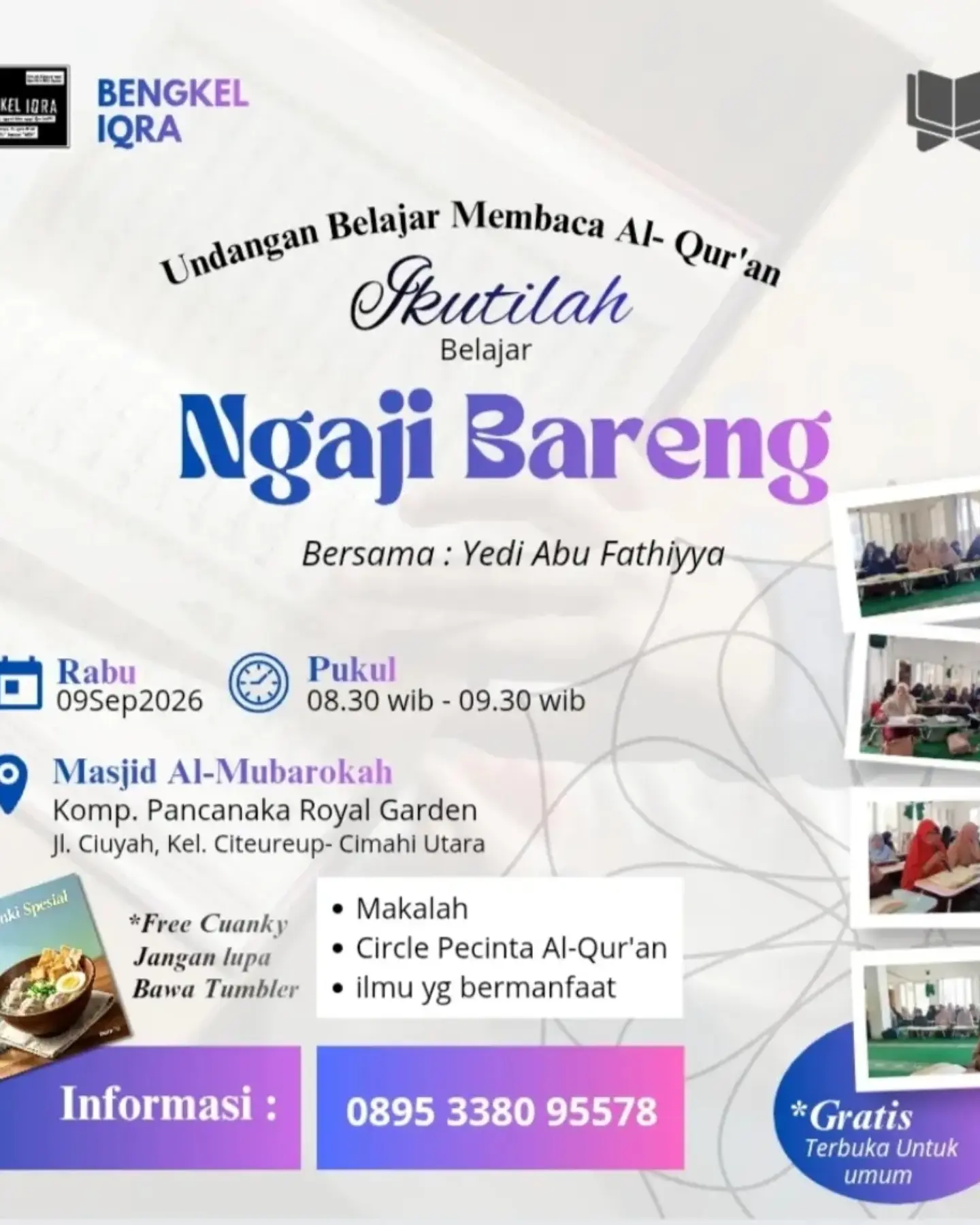 Undangan Belajar Membaca Al-Qur'an