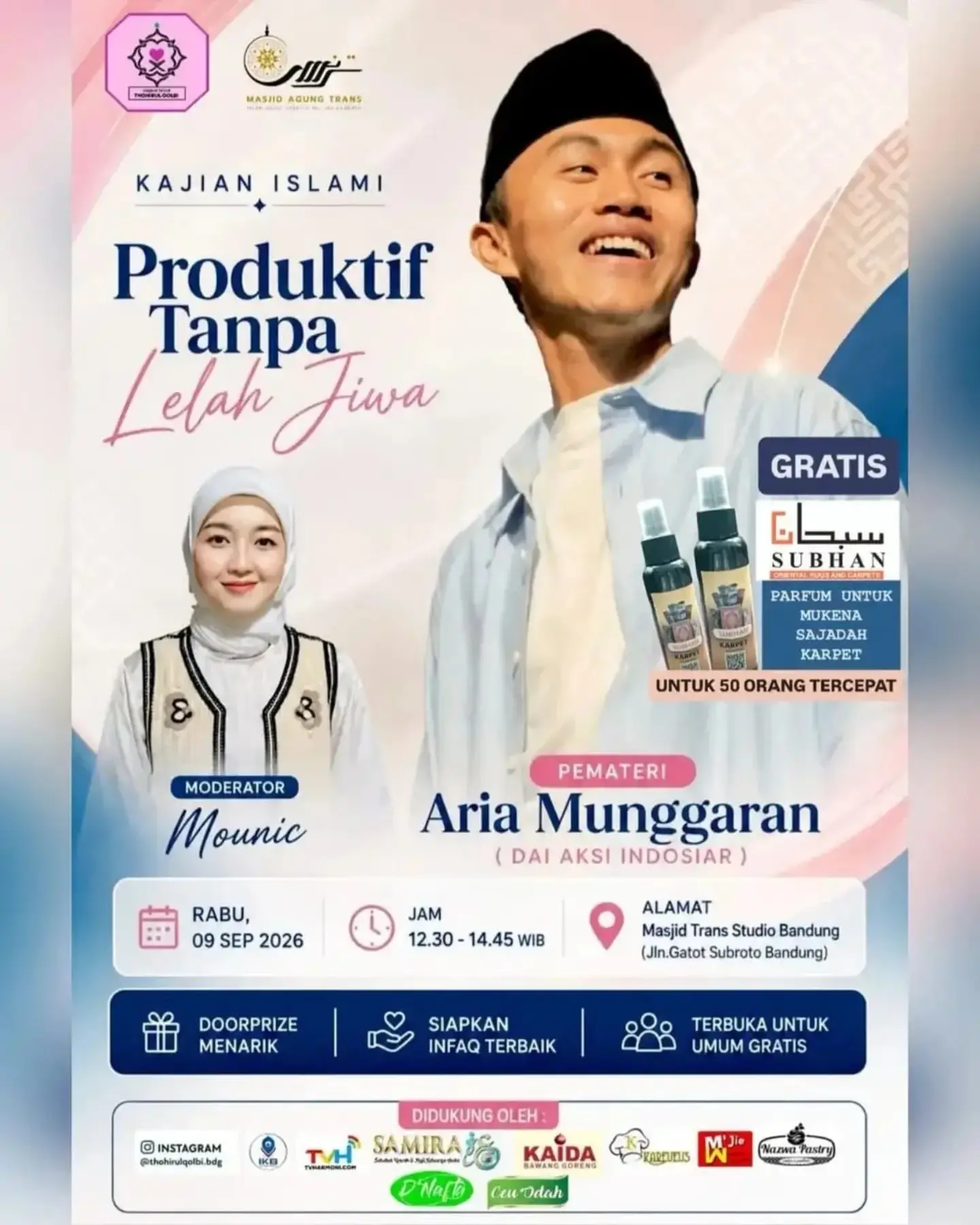 Kajian Islami: Produktif Tanpa Leha Jiwa